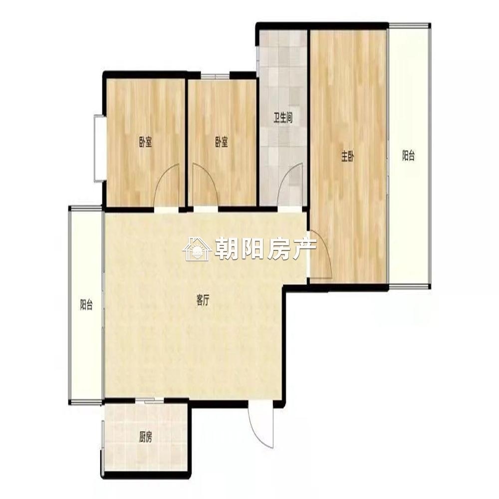 白马金玉良缘 124平 南向三居 满五唯一 普装