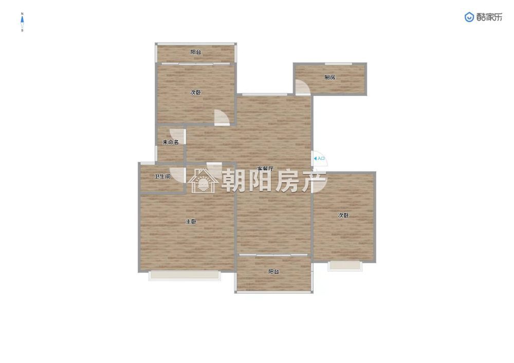 东方蓝海华府 140平 南向三室二厅 洋房采光好随时看房