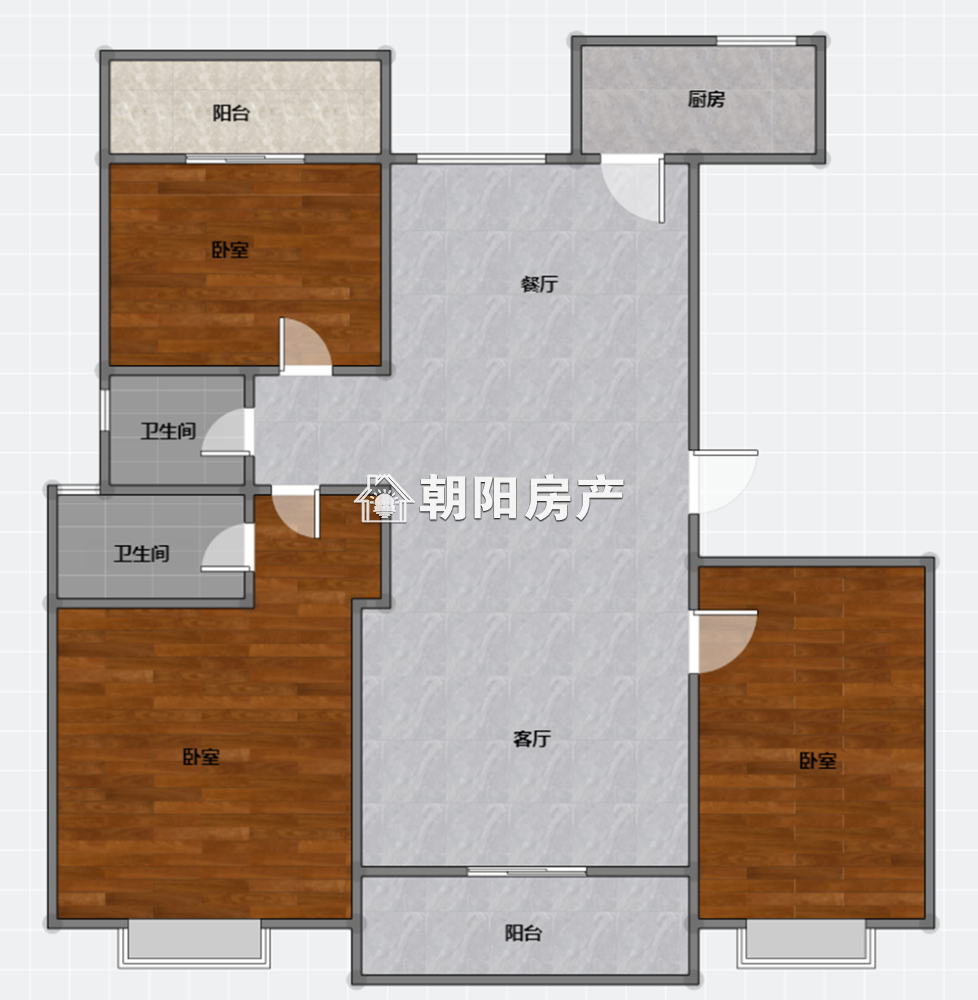东方蓝海华府 134平 南向三室两卫 学区房 交通便利 采光好