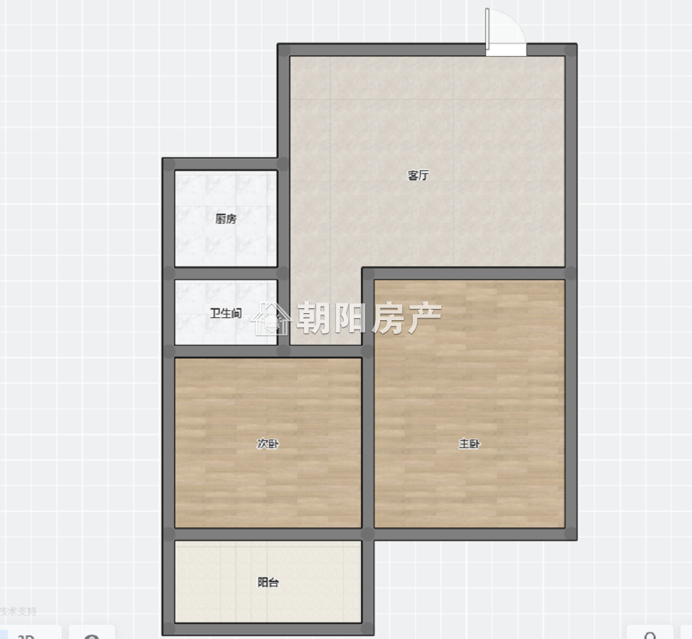 师院家属楼 107平 南向三室 简装 学区房