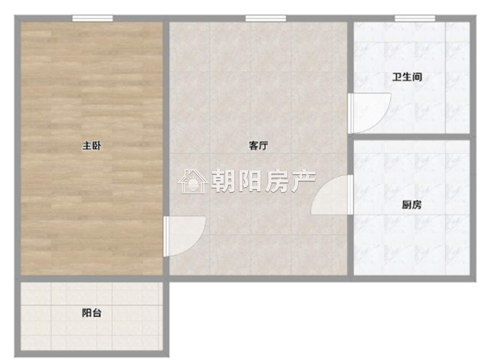 宏学雅居 61平 南向精装一居 满两年 免税 学区房