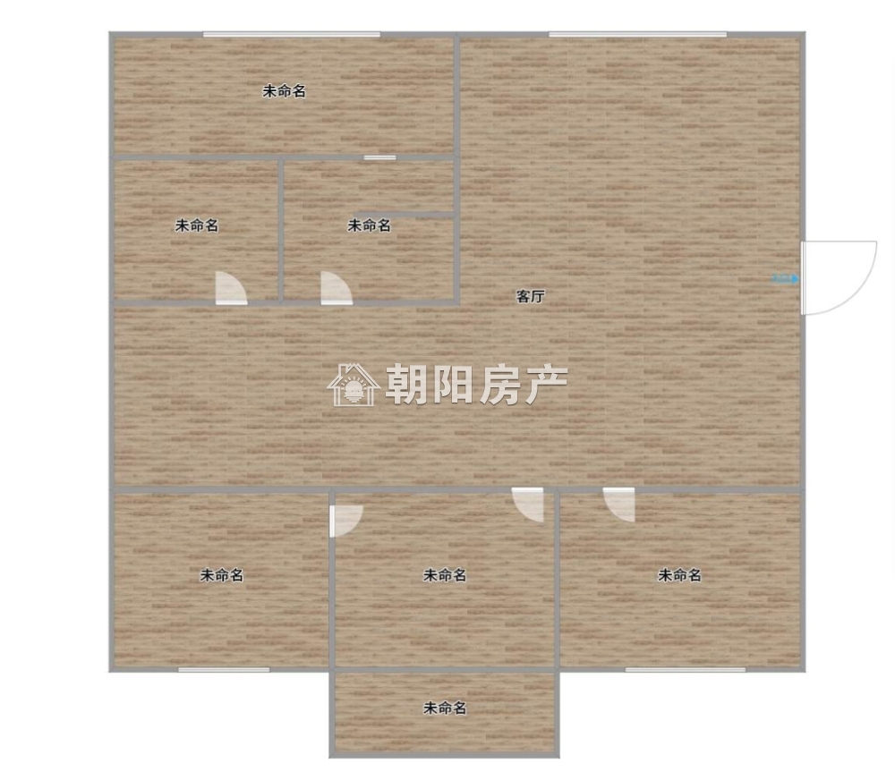 朝阳村 111平 南向大三居 2688元/平 学区免税