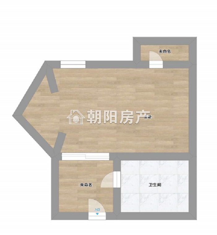 金龙门公寓 42平 一室一厅 交通便利 简装