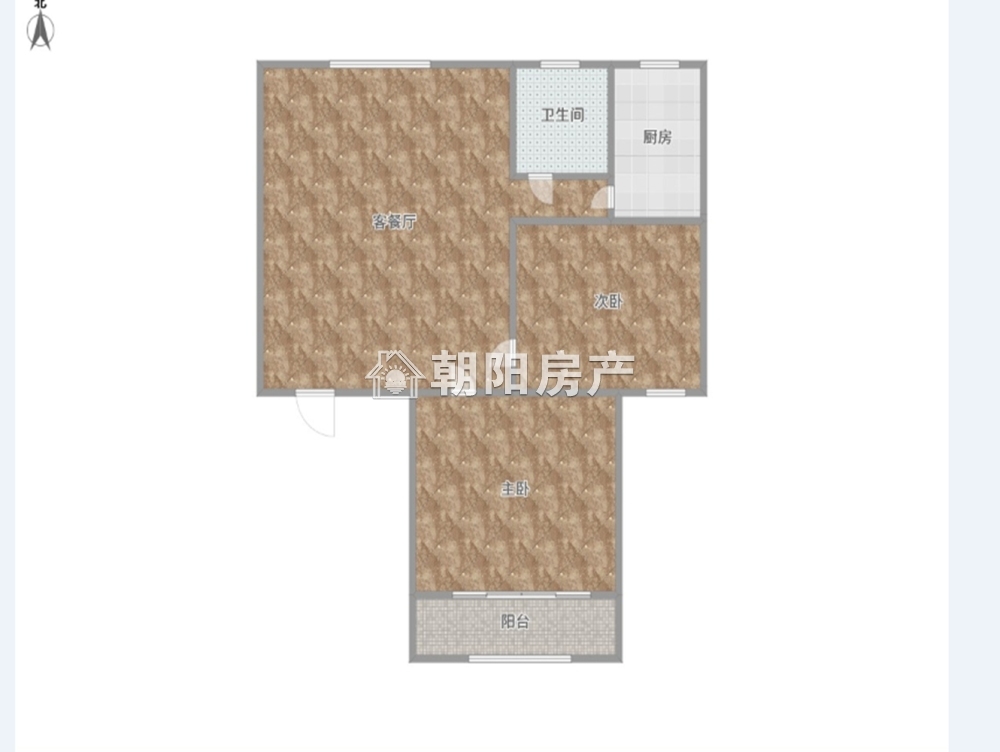 广场小区 75平 朝南两居 满五唯一 学区房 4533元/平