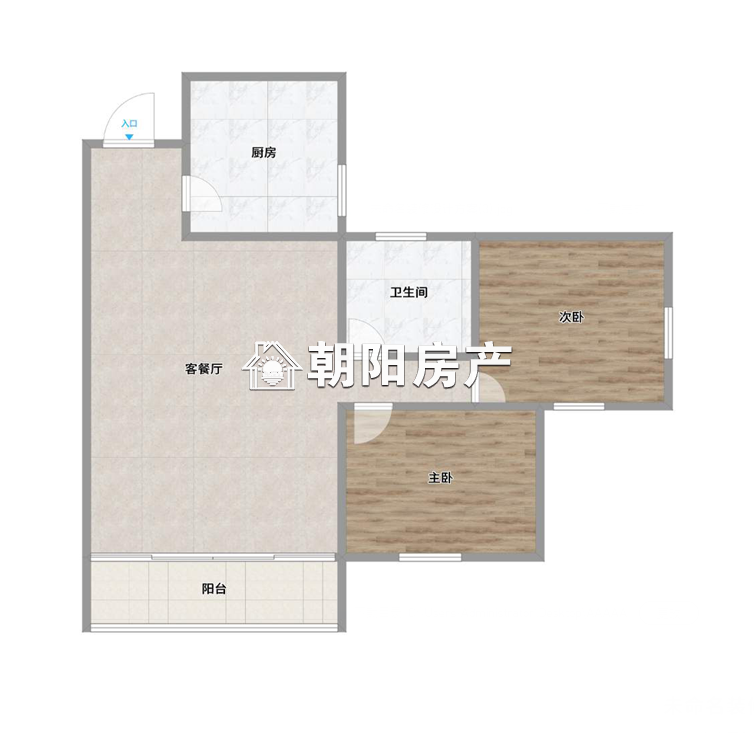 中环国际广场仕府 85平 南向两室 学区房 交通便利 随时看房