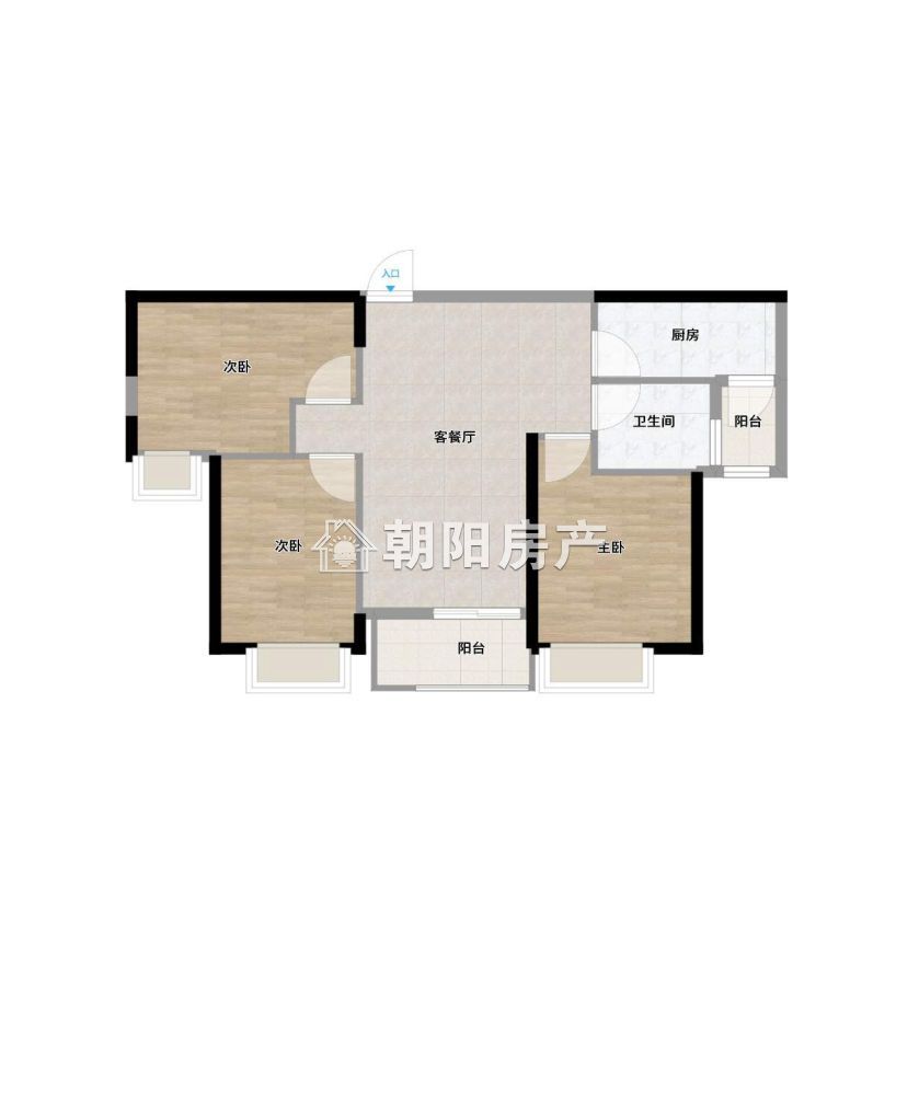 恒大绿洲 103平 南向精装三室 交通便利 学区房