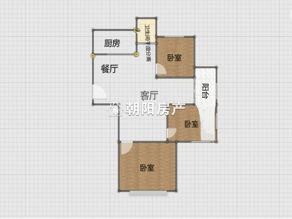龙泉御景 117平 精装南向两居 满五唯一 学区房