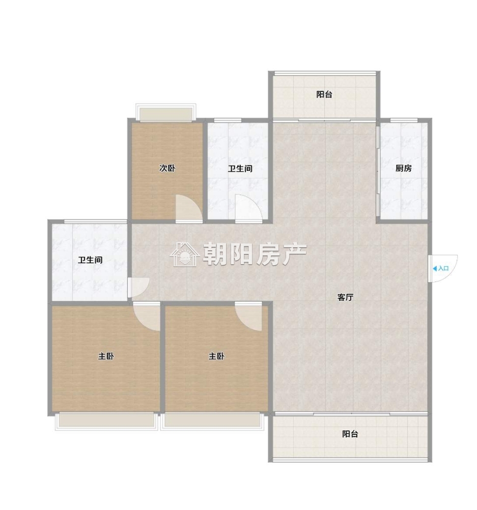 惠利中都二期 136平 南向大三居 满两年 交通便利 学区房