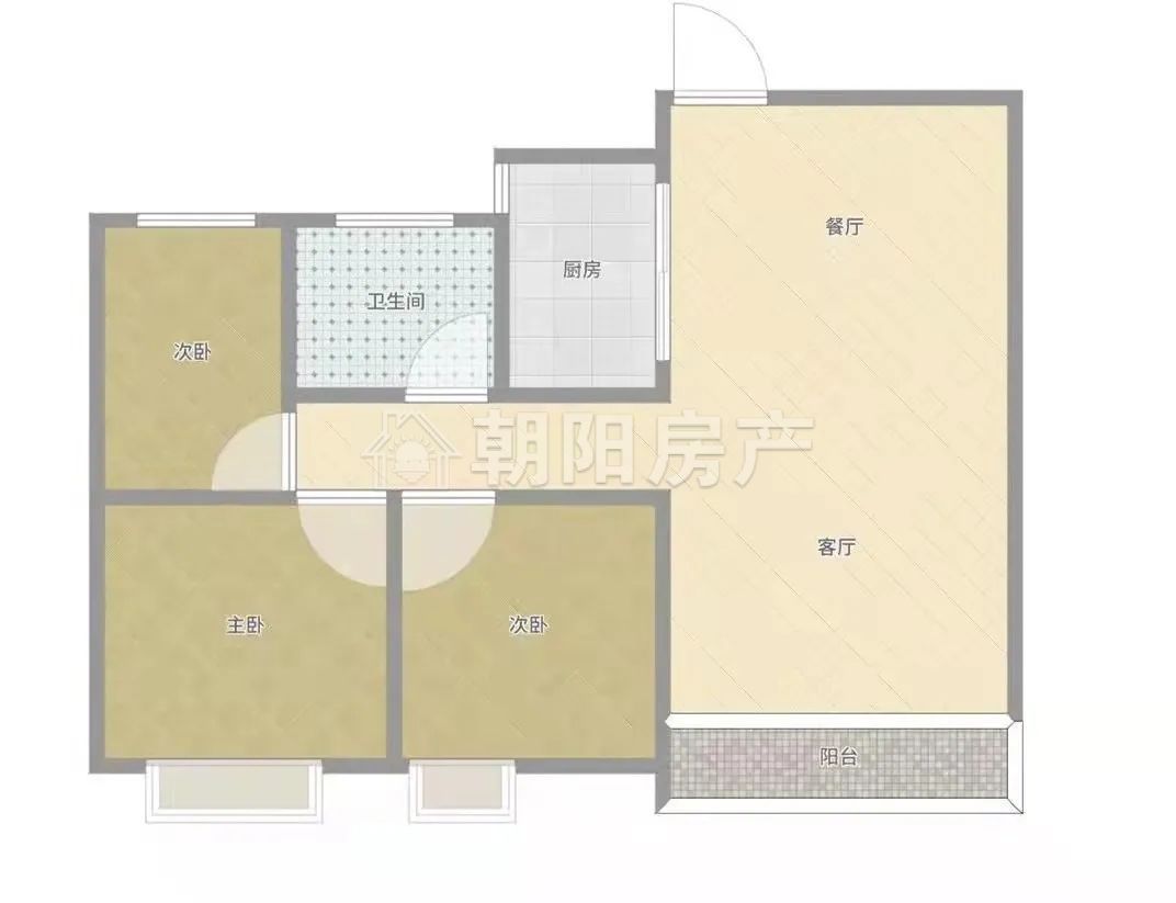 状元学府 83平 精装朝南两居 学区房 交通便利
