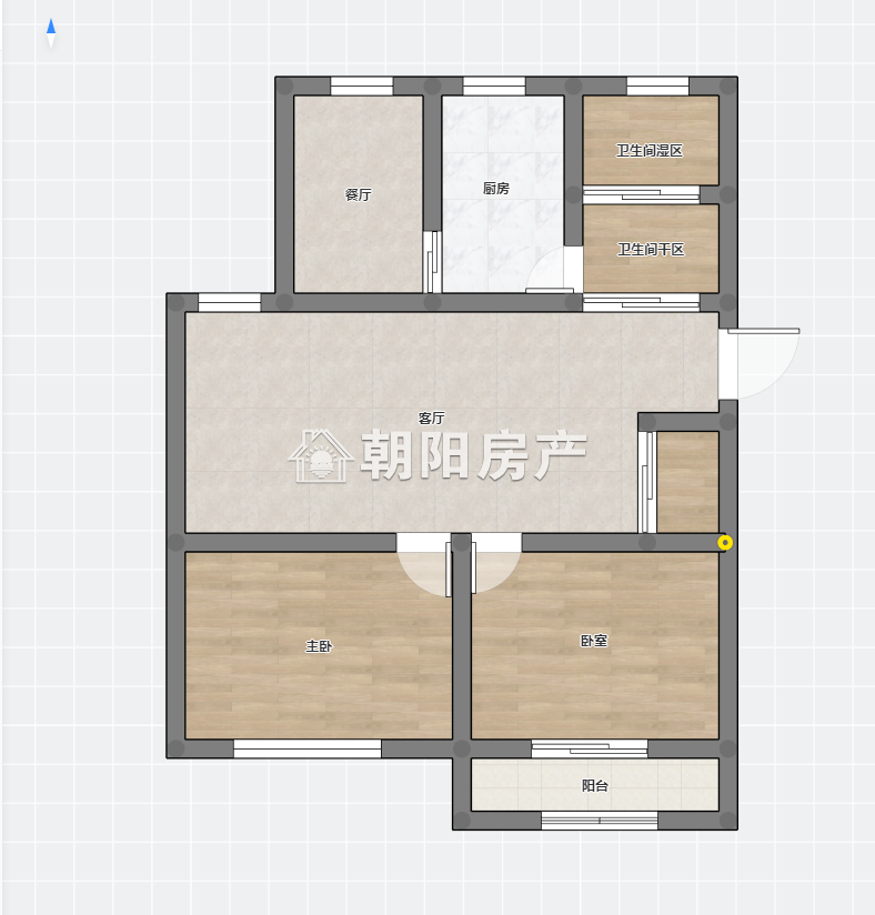 天桥小区 89平 南向三室 满两年 精装