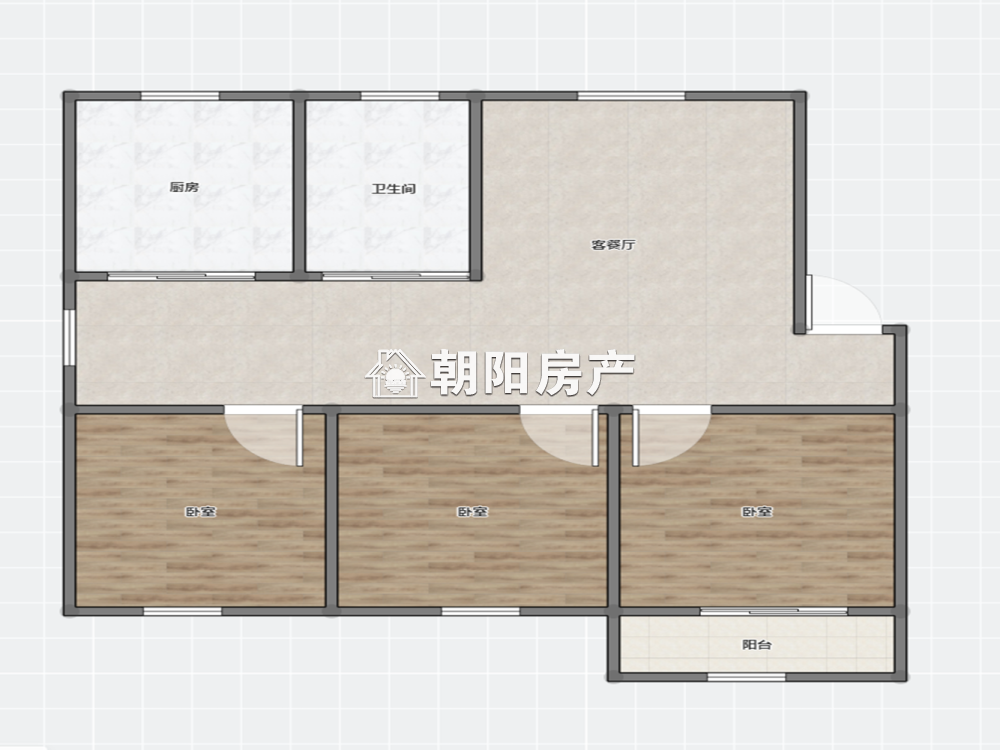 广场小区 121平 朝南三室二厅 满两年 精装 交通便利