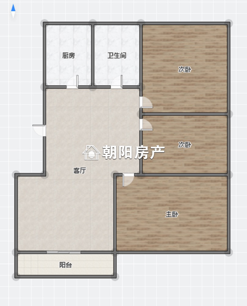 香樟苑五期 107平 南向简装三室 单价3364元 交通便利