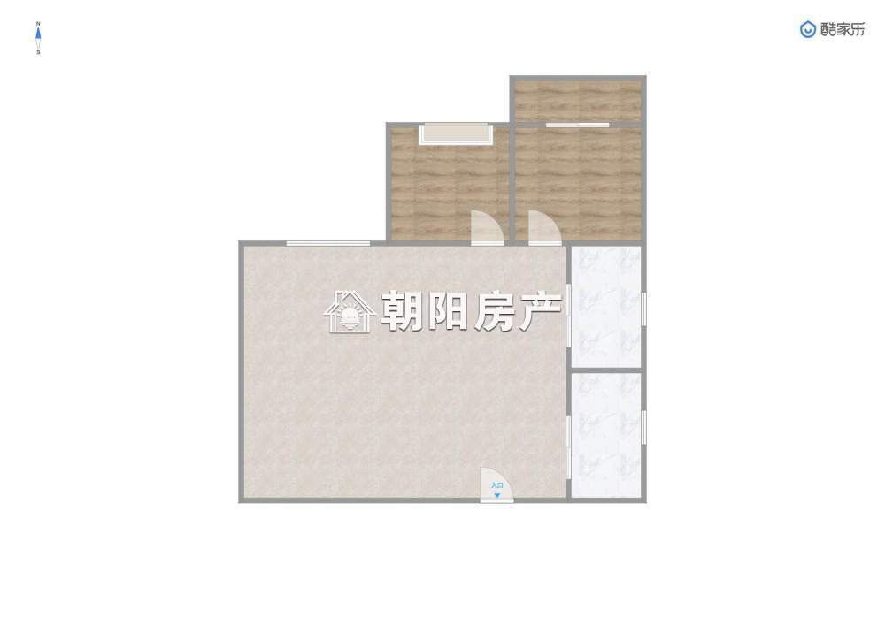 和谐家园三期 77平 南向两居 采光好 2319元/平