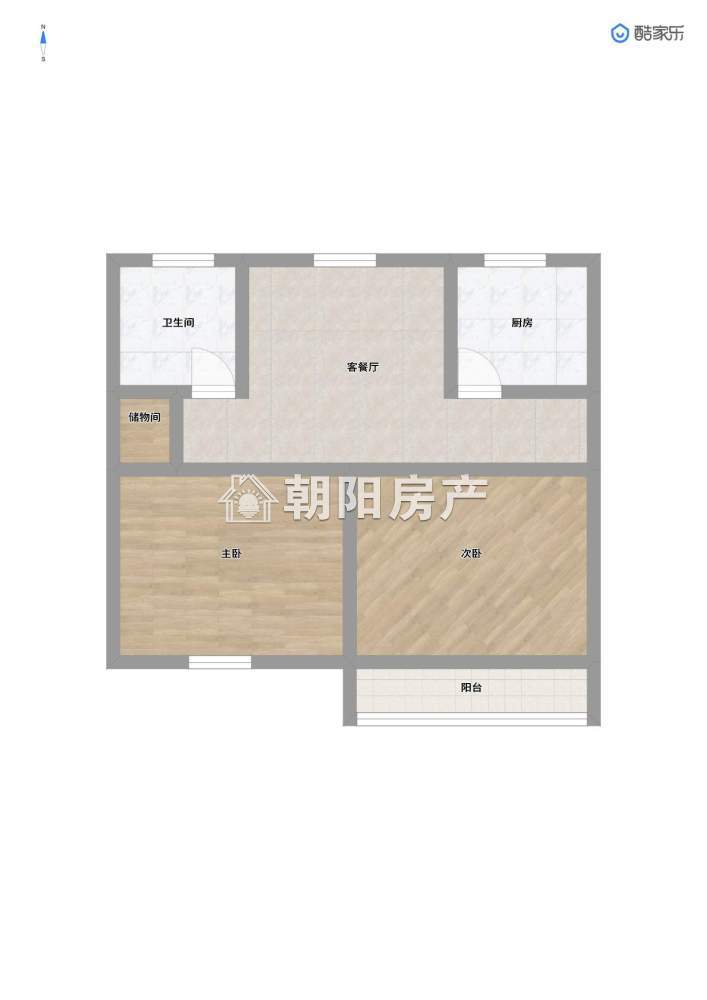淮南师范家属楼 61平 朝南两室 普装 随时看房