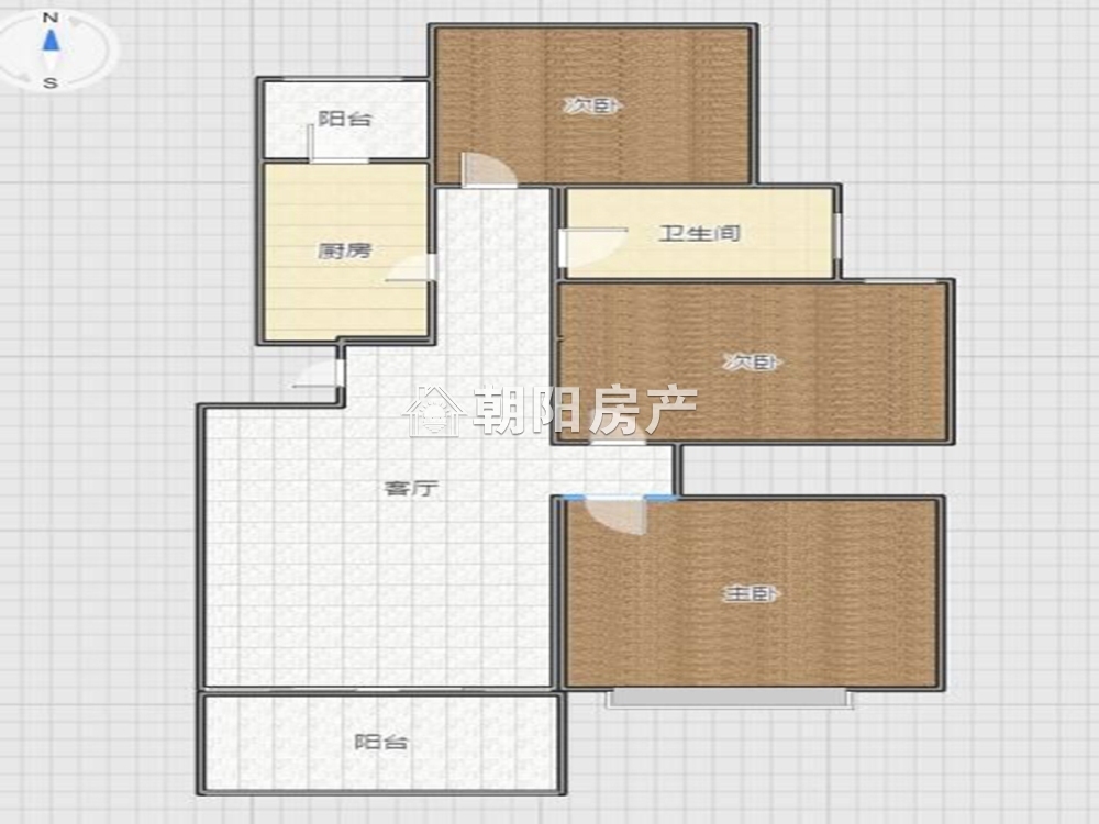 阳光国际城三期 90平 南向精装三室 满五唯一 学区房