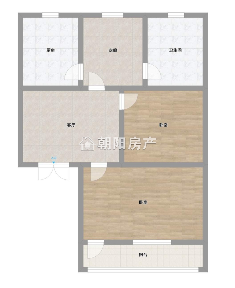 供电局家属楼 55平 南向两居 学区房 随时看房