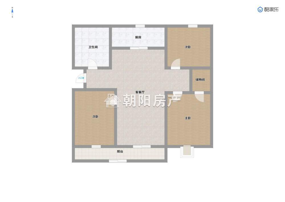 凤凰湾D地块 118平 南向三室二厅 简装 4637元/平 学区房