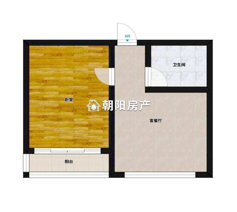 宏学雅居 50平 精装一室一厅 满五唯一 3960元/平