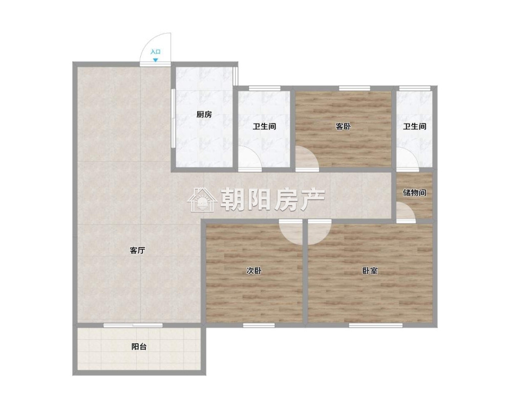 龙成奥韵东区 114平 南向高楼层三室 毛坯 交通便利