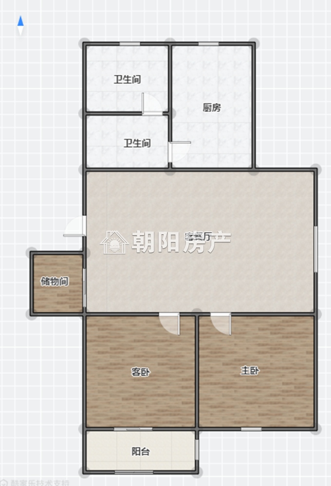 计委小区 79平 南向精装两居 学区房 采光好