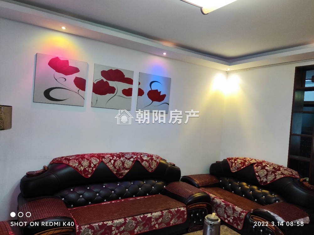 淮河公馆 87平 南向两室精装 满两年 学区房