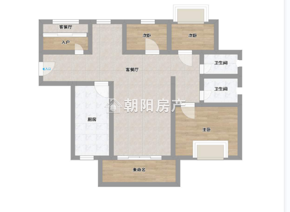 淮河新城二期 118平 朝南三室 交通便利 普装