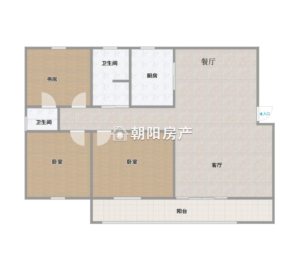 百花园三期 125平 南向精装三居 交通便利 采光好