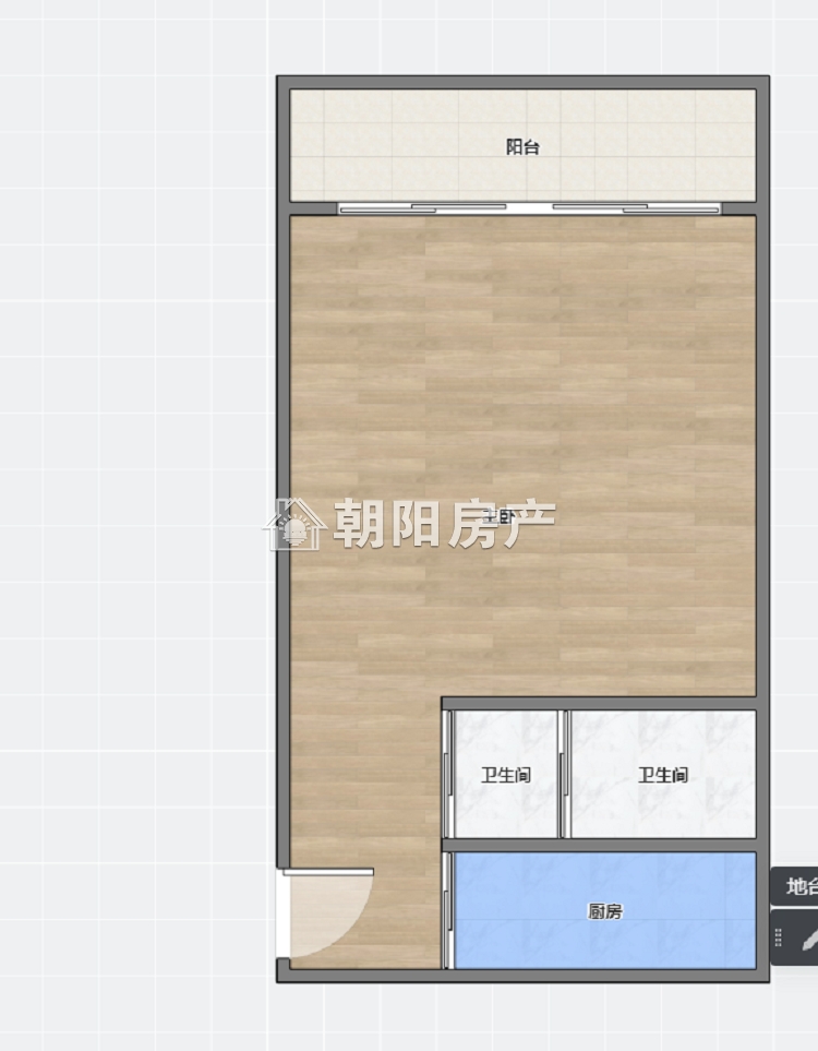 万茂华府一室一厅精装修诚心出售_7