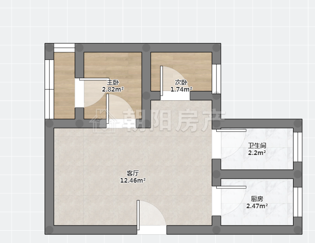 勘建村两室一厅简单装修可以上四小_12