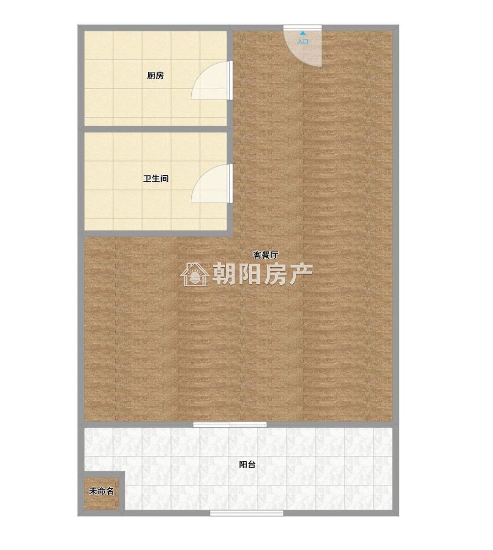 山南新区精装修1室1厅 公寓36.54平米房东诚心出租_8