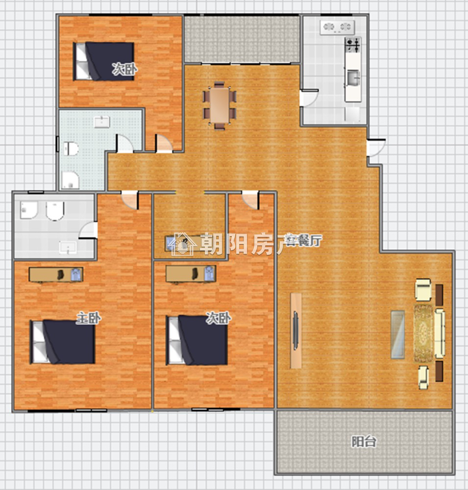金域蓝湾3室2厅精装打包，带车位出售_16