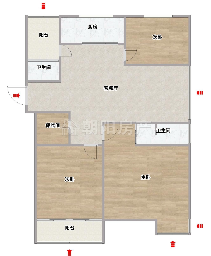 急售!财富中心142平方简单装修_18