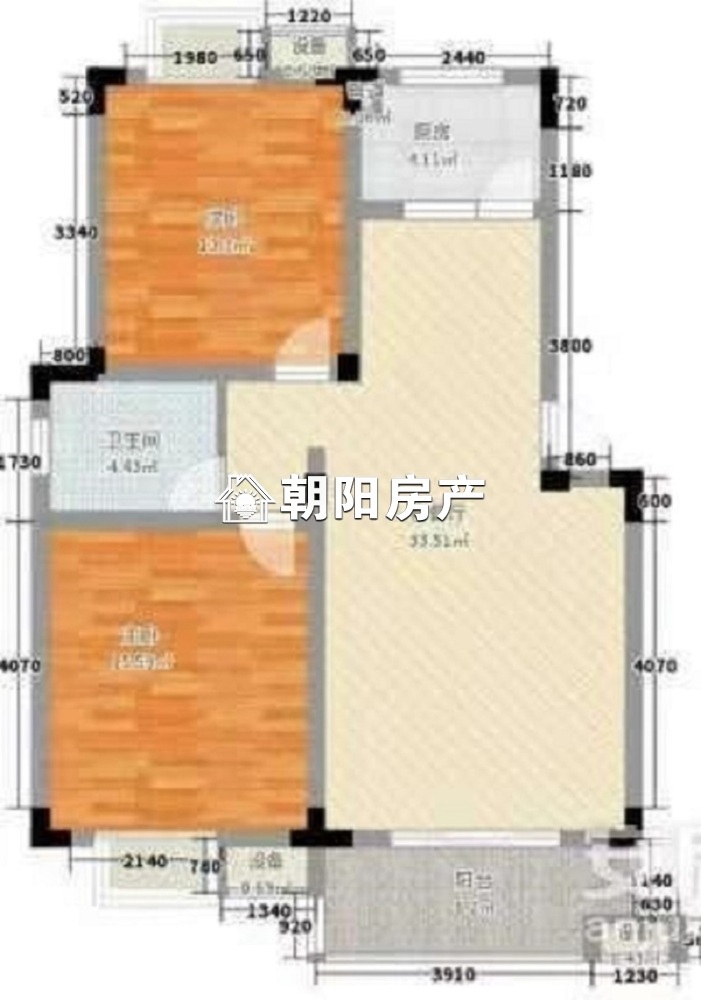 城南新区汉城C区80平米2室2厅简单装修临近寿春中学_9