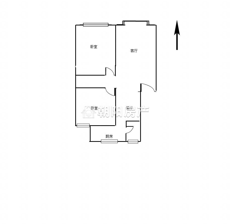 新城区宾阳小区两室两厅.97.81平米 简单装修 学区房_9