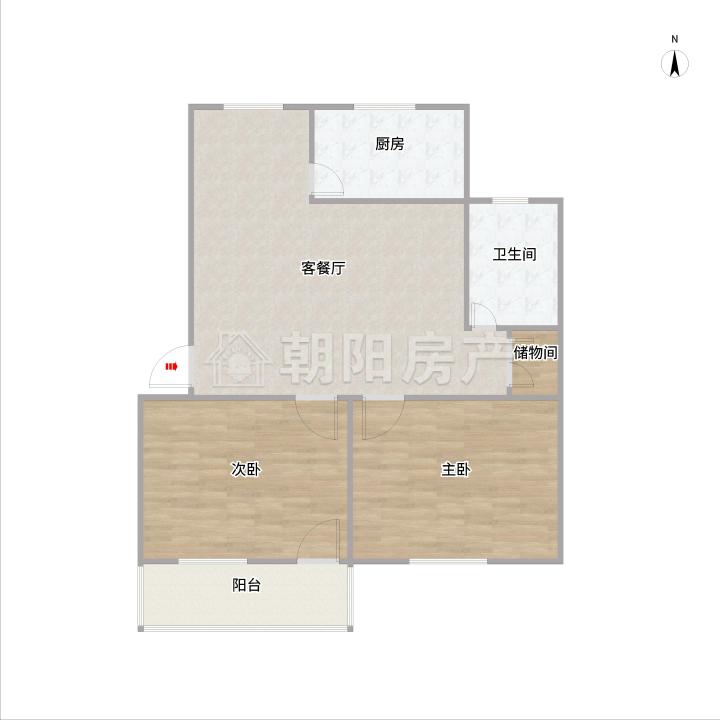 师范学院简单装修2室1厅急售_20