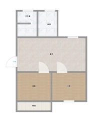 淮橡新村简装2室2厅学区未用