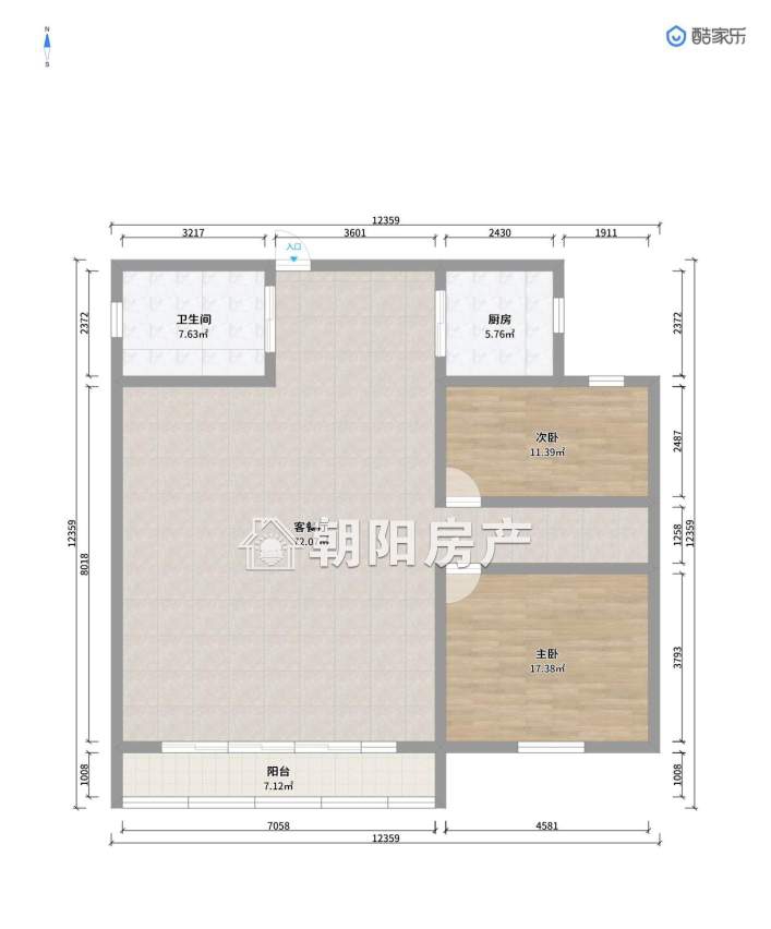 福海园 93平 南向两室 交通便利 学区房 满两年_12