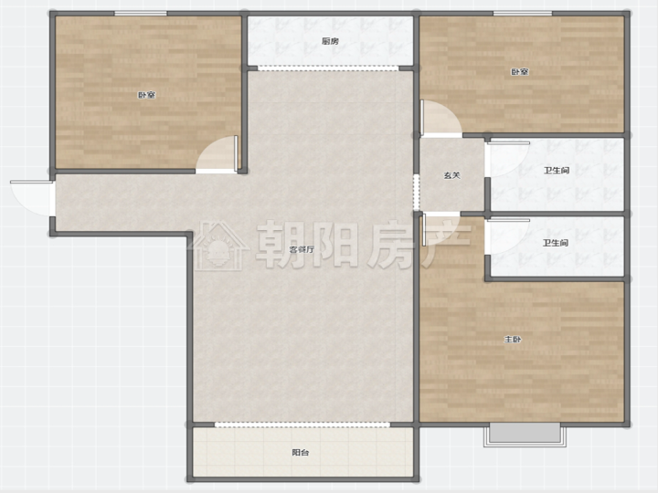 四宜新雅居毛坯三室二厅好房出售_9