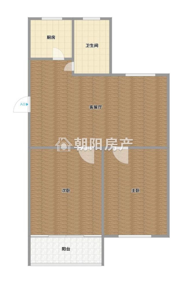 兰亭小区67平方2室1厅精装修5楼 家具家电齐全 拎包入住_8