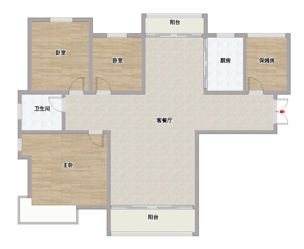 泉山湖M区 三房 户型方正 小区环境好_16