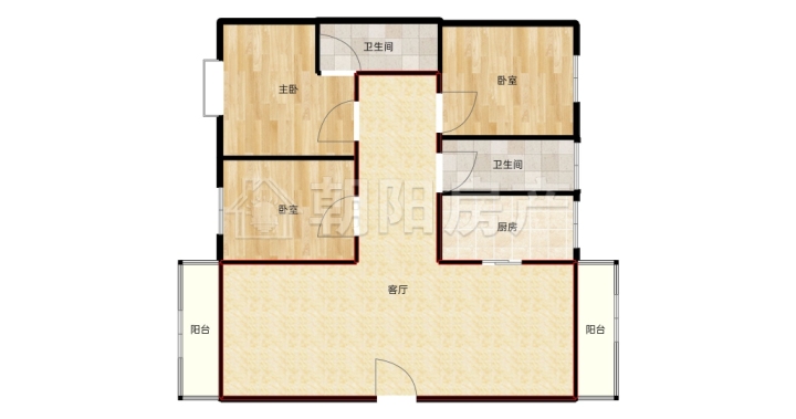 出售新家园B区111平方3室2厅简装房_14