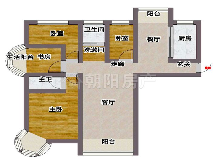 斯瑞明珠城精装四室两厅2卫139.63平好房出售_18