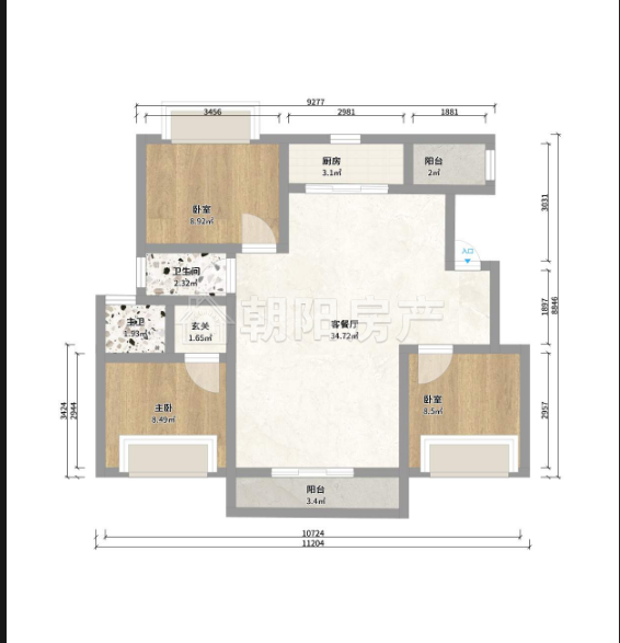 循理新家园，143平方，4室两厅两卫，中等装修_13