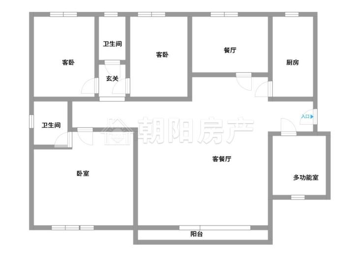 上东锦城3室精装一楼地暖中央空调_17