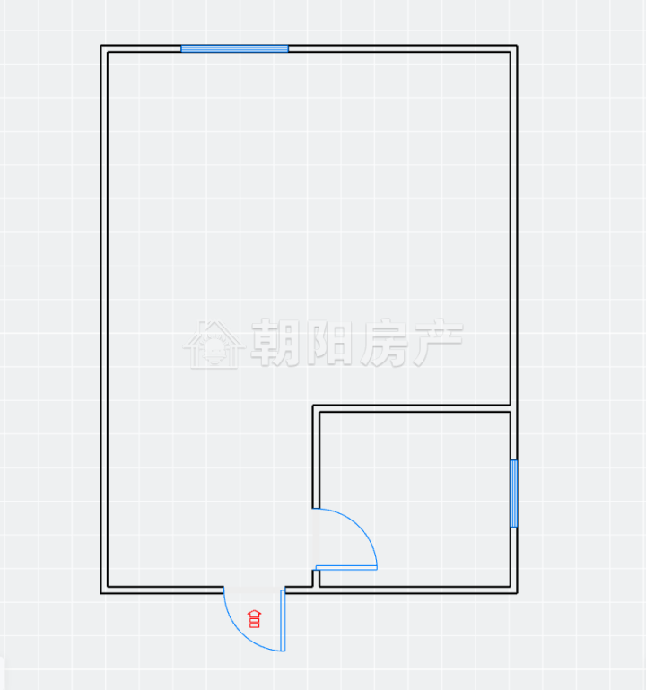 朝阳公馆普通装修，1室1厅，学区没用_9