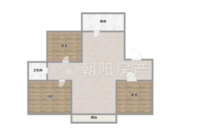 惠利中都二期 2楼 123.25平米  精装3室2厅 68万_13