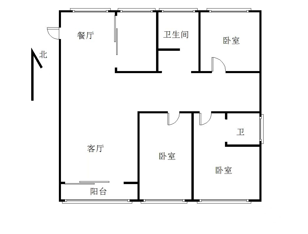 紫荆苑毛坯110平米毛坯出售_12