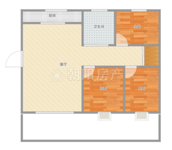 新上便宜房；金山花园精装修三室两厅一卫；看房方便；_12