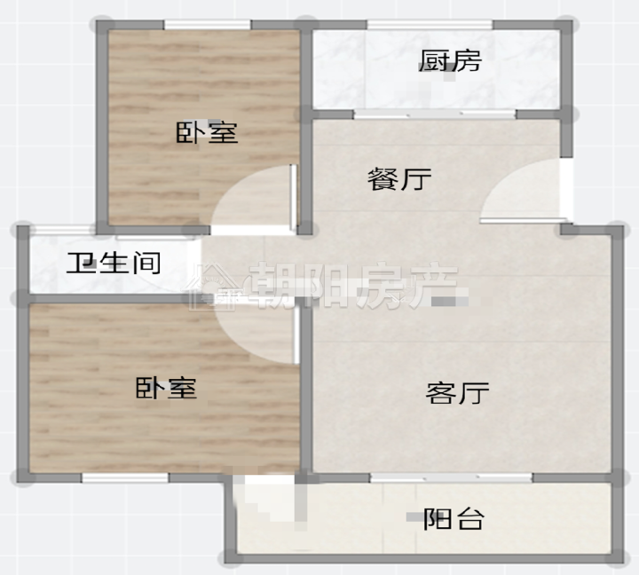 青水湾多层二楼简单装修，两室一厅南北通透_10