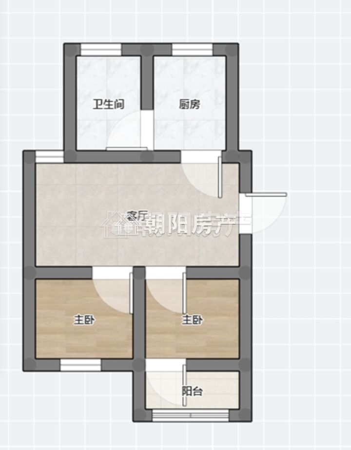 大通洛河镇淮橡新村2室1厅简装3楼出售_11